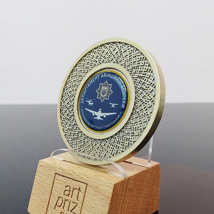 Коїн ДАБ МВСУ 50мм Артприз 5364K5