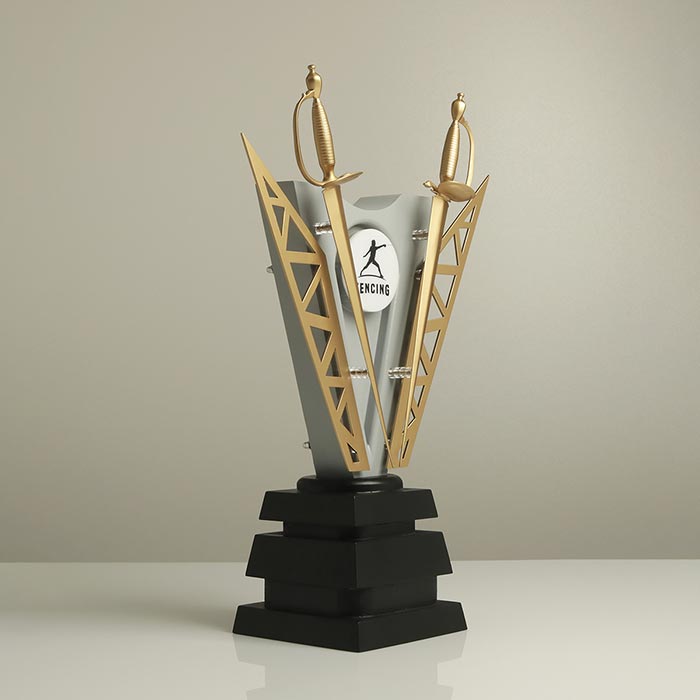 Нагорода кубок Фехтування 432х579мм Артприз