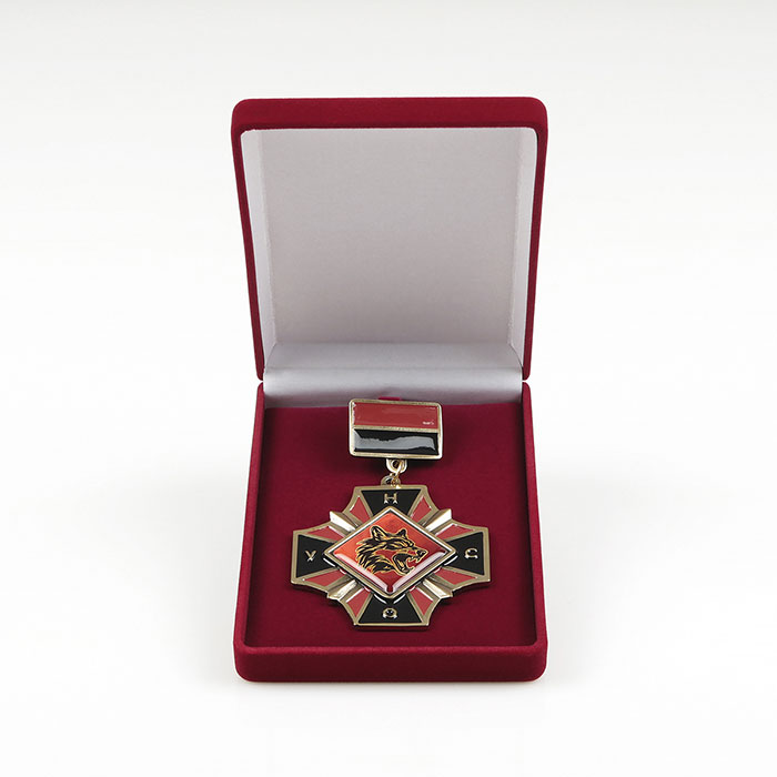 Ювілейна Відзнака Орденська Медаль лита з колодкою 35 років УНСО 60мм Артприз 1346-5