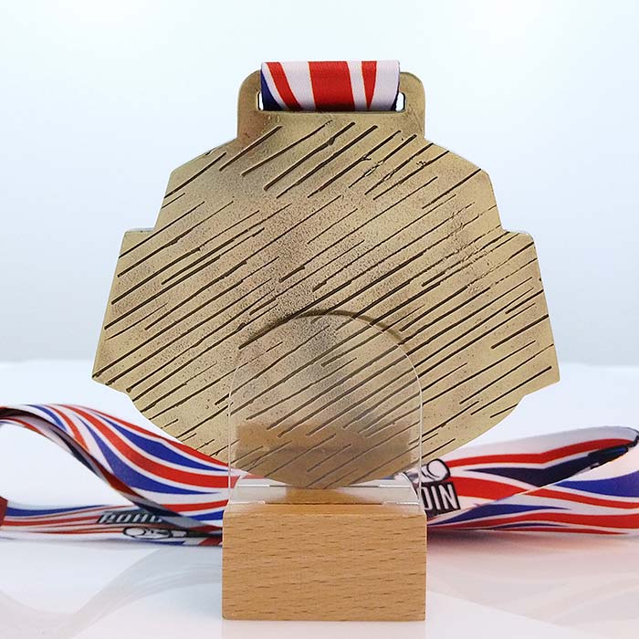 Медаль лита BOXING РИНГ 98х87мм Артприз 1046-5