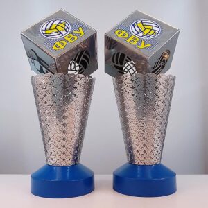 Нагородний Кубок ФВУ Стильний Сучасний Приз 33х60см Артприз 3478-5