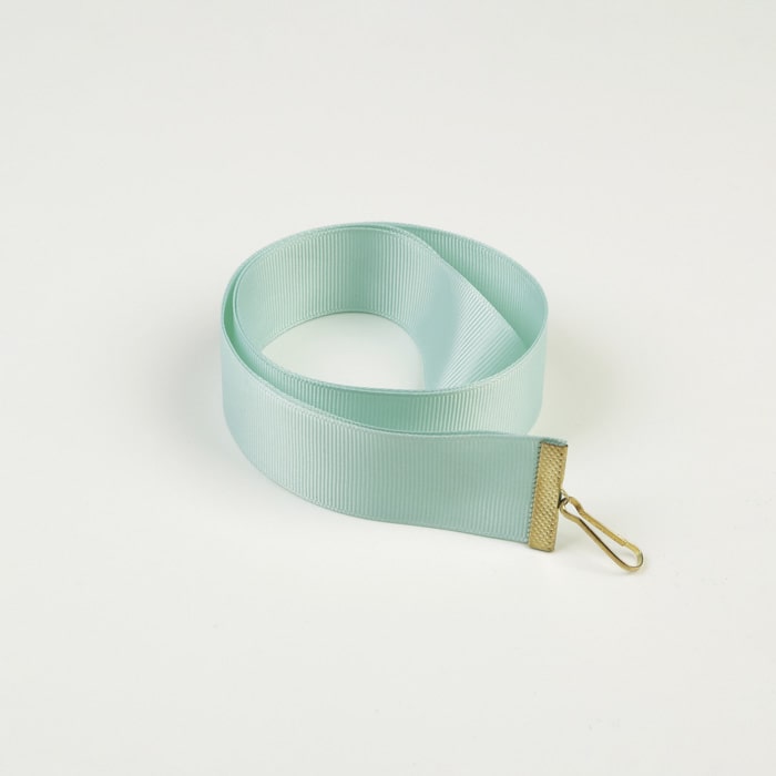 Стрічка текстурна бірюзова 25мм для медалей і бейджів АРТПРИЗ RAPBRL25