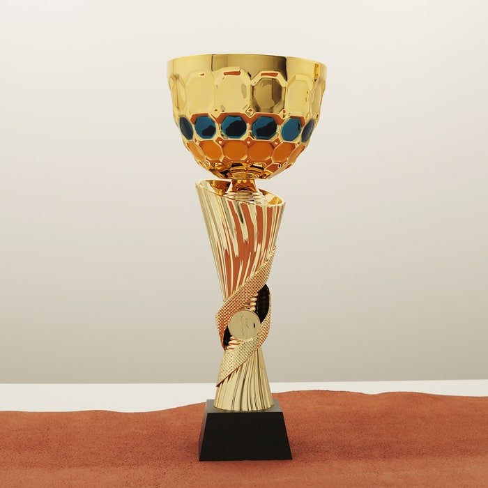 Кубок нагородний K6042C Висота 30см, D чаші 120мм