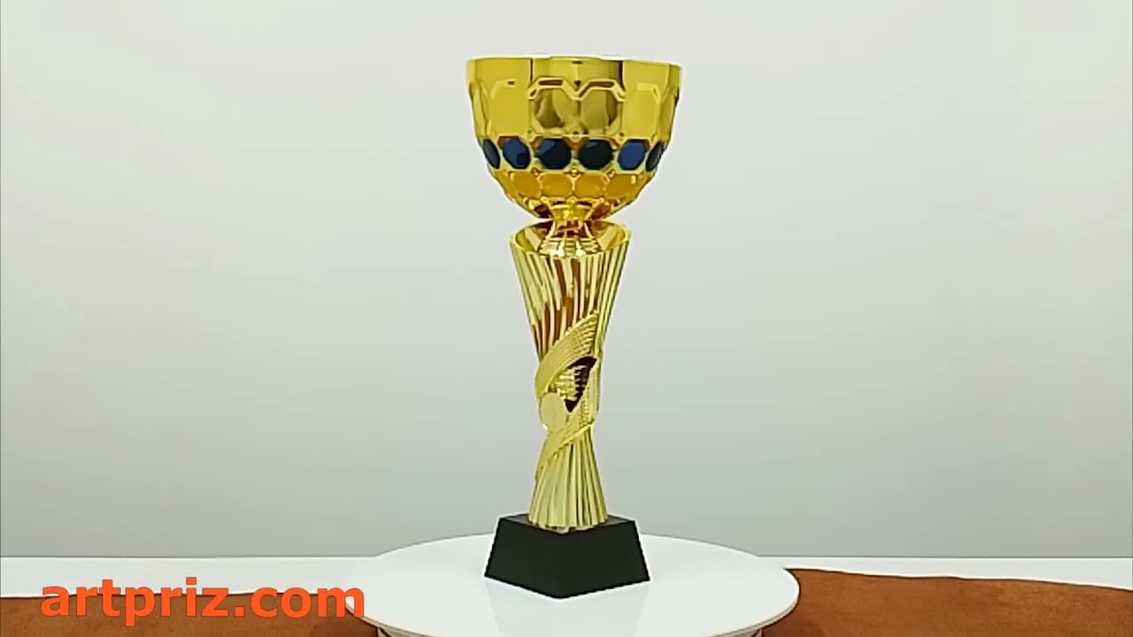 Кубок нагородний K6042B Висота 34см, D чаші 140мм