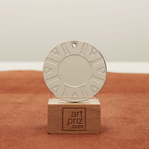 Медаль універсальна MA5019 срібна D50мм жетон D25мм