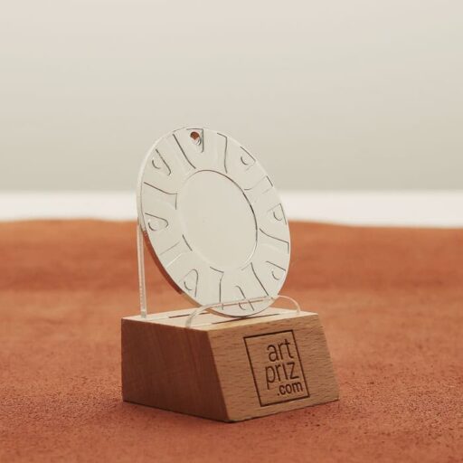 Медаль універсальна MA5019 срібна D50мм жетон D25мм