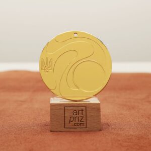 Медаль універсальна MA5013 золота D60мм жетон D25мм