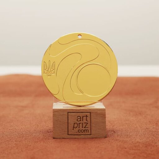 Медаль універсальна MA5013 золота D60мм жетон D25мм