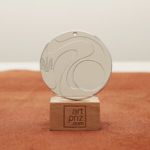 Медаль універсальна MA5013 срібна D60мм жетон D25мм