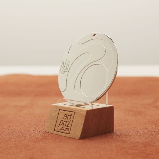 Медаль універсальна MA5013 срібна D60мм жетон D25мм