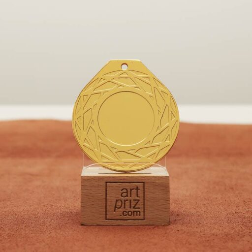 Медаль універсальна MA5017 золота D50мм жетон D25мм