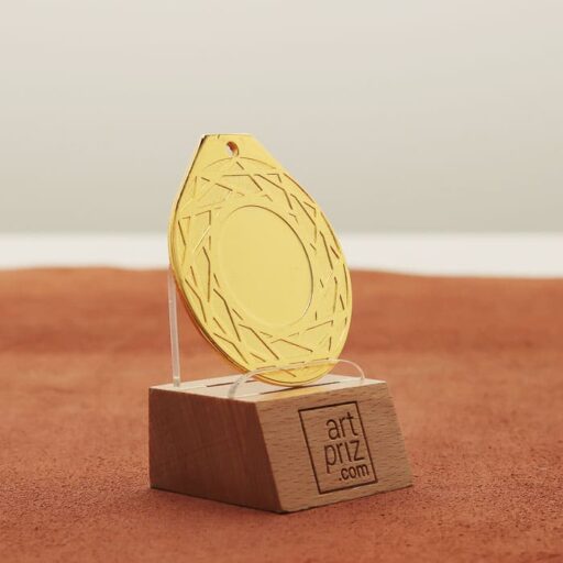 Медаль універсальна MA5017 золота D50мм жетон D25мм