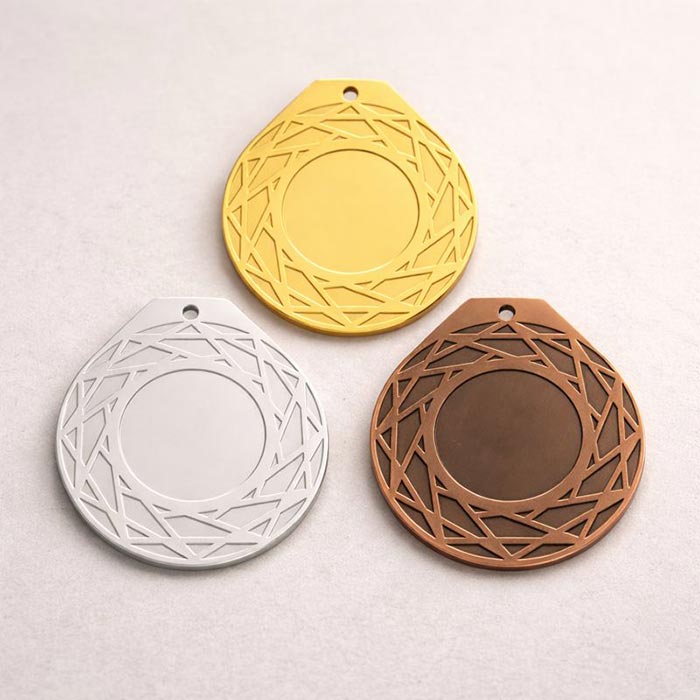 Медаль універсальна MA5017 золота D50мм жетон D25мм