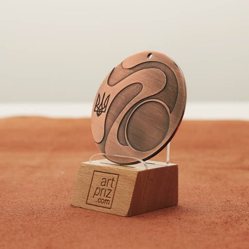 Медаль універсальна MA5013 бронзова D60мм жетон D25мм