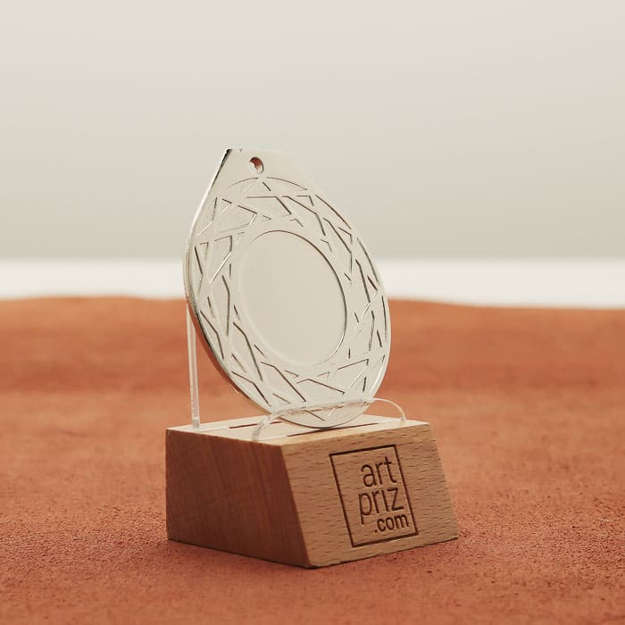 Медаль універсальна MA5017 срібна D50мм жетон D25мм