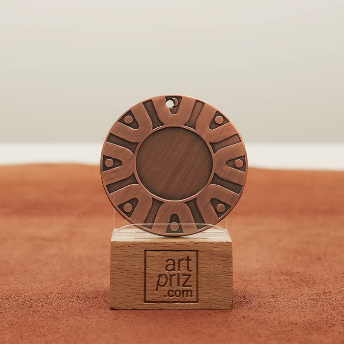 Медаль універсальна MA5019 бронзова D50мм жетон D25мм