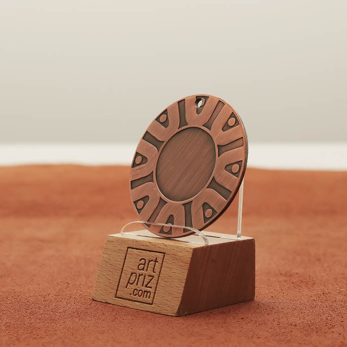 Медаль універсальна MA5019 бронзова D50мм жетон D25мм