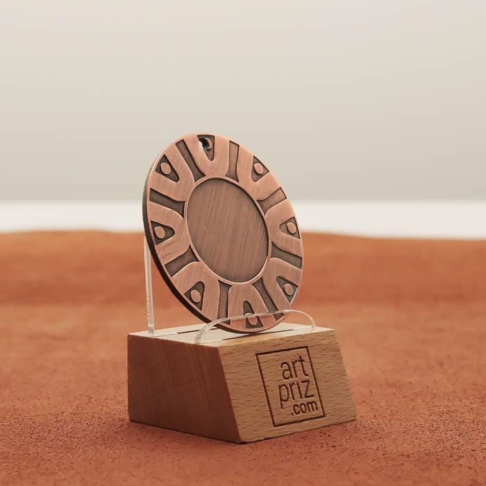 Медаль універсальна MA5019 бронзова D50мм жетон D25мм