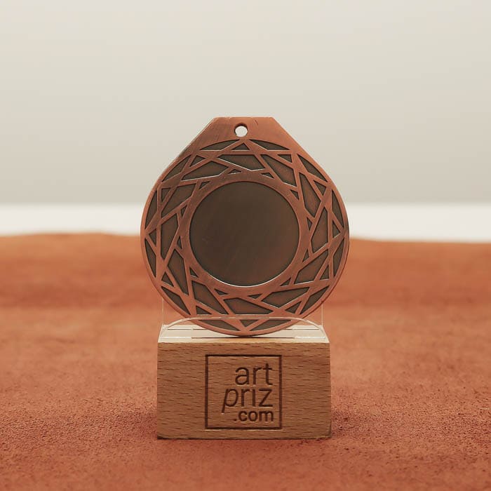 Медаль універсальна MA5017 бронзова D50мм жетон D25мм