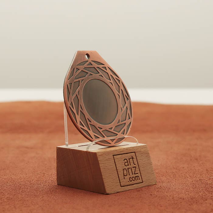 Медаль універсальна MA5017 бронзова D50мм жетон D25мм