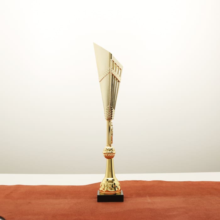 Кубок нагородний K5125A золото-синій на мармуровій основі H49см