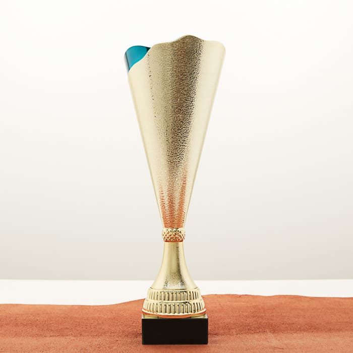 Кубок нагородний K5101C золотий на мармуровій основі H32см