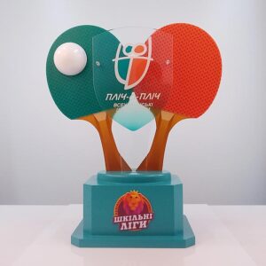Кубок «Шкільна Ліга» з настільного тенісу 56 см Артприз T168-6