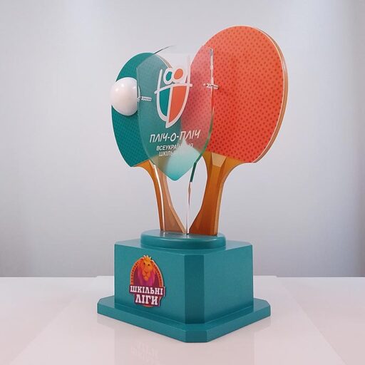 Кубок «Шкільна Ліга» з настільного тенісу 56 см Артприз T168-6