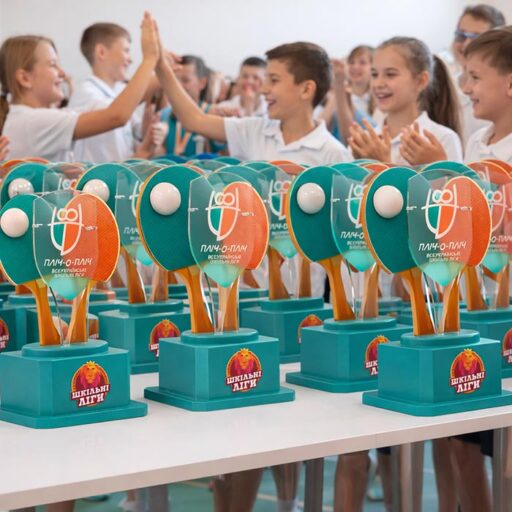 Кубок «Шкільна Ліга» з настільного тенісу 56 см Артприз T168-6