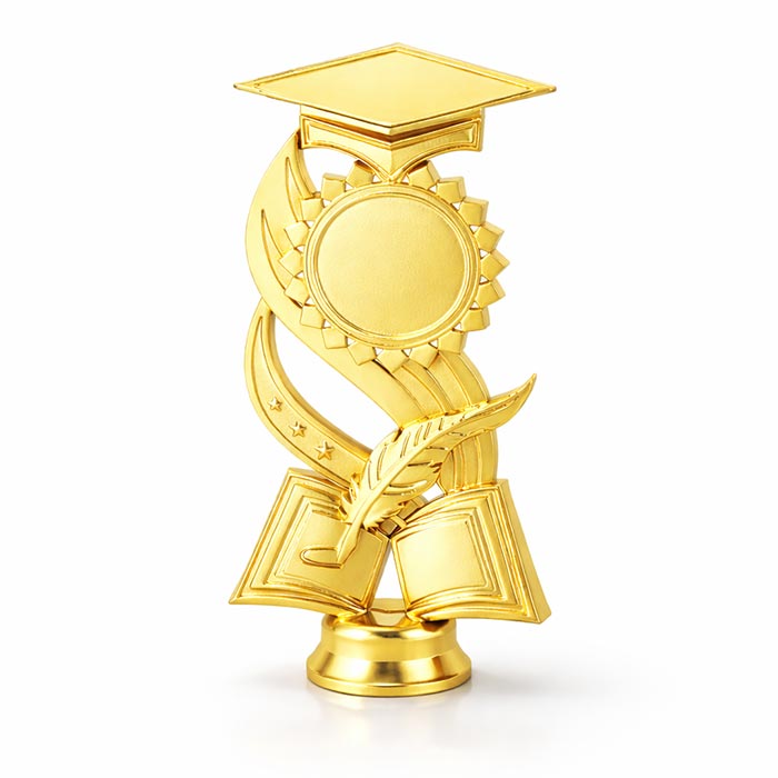 Шкільна пластикова нагородна фігурка «Знання», 17,5 см Артприз (ST1726F)