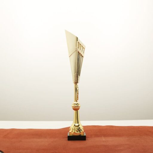 Кубок нагородний K5125C золото-синій на мармуровій основі H44см