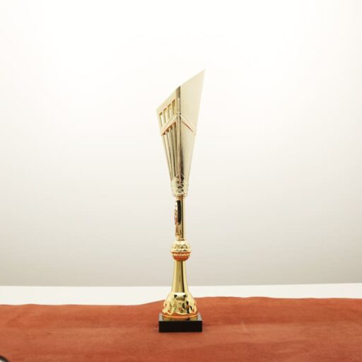 Кубок нагородний K5125C золото-синій на мармуровій основі H44см