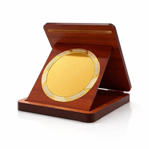 Приз нагородний 21х22х20см з металевою тарілкою Д20 см Артприз TRNK20