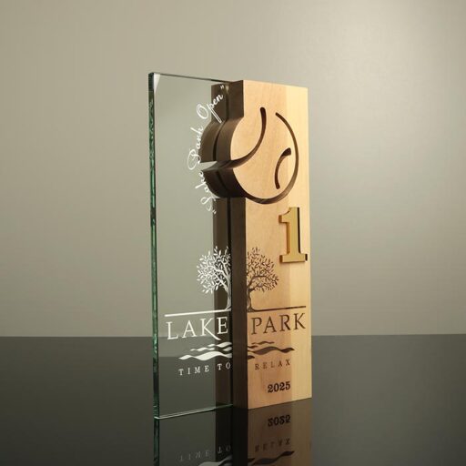 Приз індивідуальний Lake Park Теніс 30х17см Артприз 6166-5