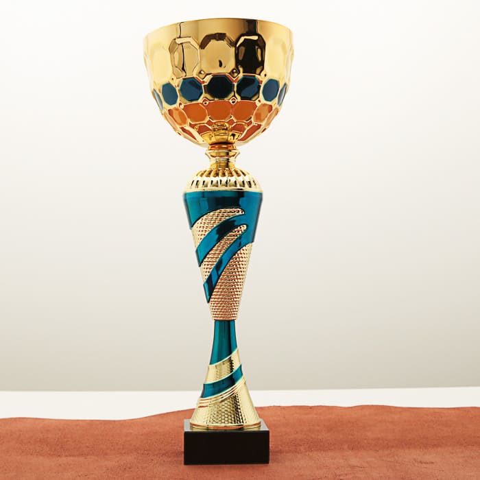 Кубок нагородний MA5118C золотий на мармуровій основі H32см, D Чаші 12см