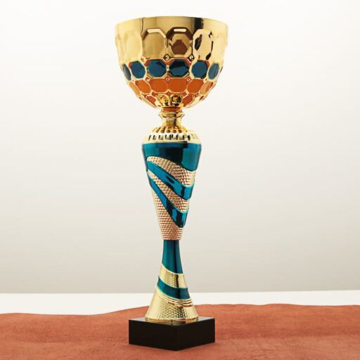 Кубок нагородний MA5118C золотий на мармуровій основі H32см, D Чаші 12см