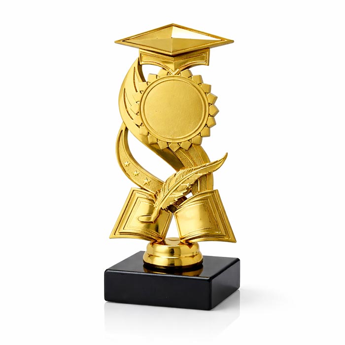 Статуетка шкільна 19.5 см, на мармуровій основі, жетон 37 мм Артприз (ST19S26)