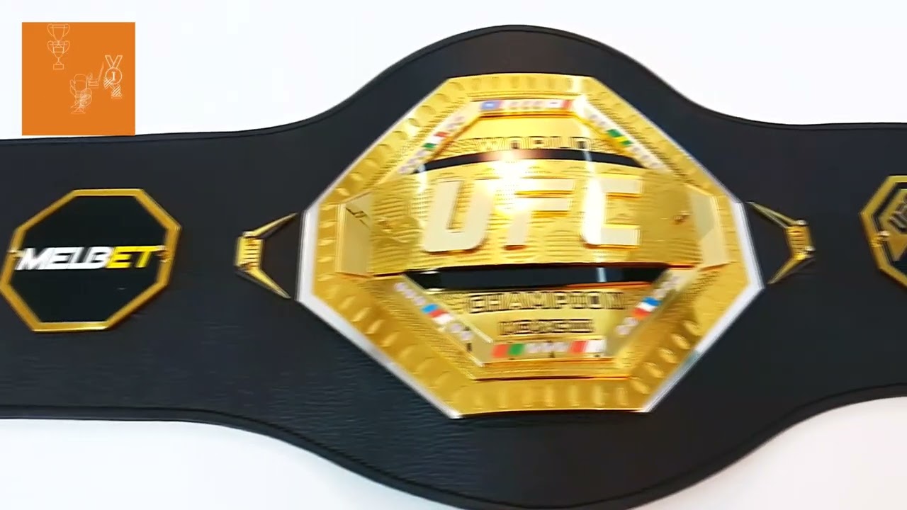 Чемпіонський Пояс Преміум-класу UFC 1255х310мм Артприз 2195-5
