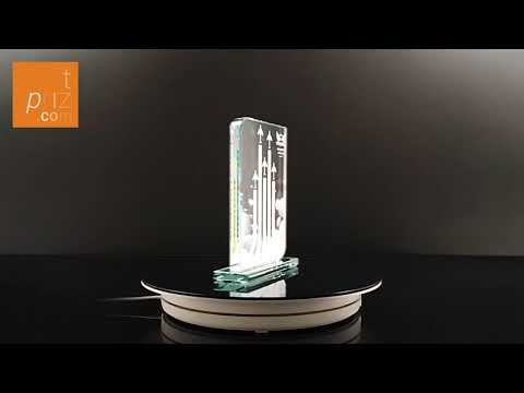 Нагорода зі скла 15мм Висота 19см GL-110I