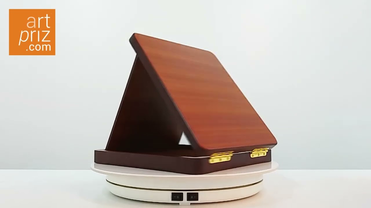 Приз нагородний 21х22х20см з металевою тарілкою Д20 см Артприз TRNK20