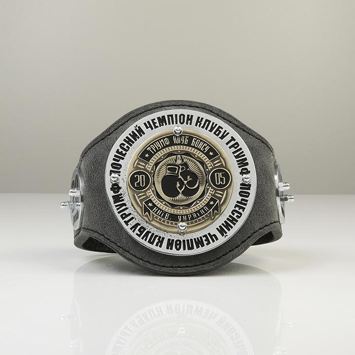 Сувенірний чемпіонський пояс з боксу 45х11см Артприз 1996-5