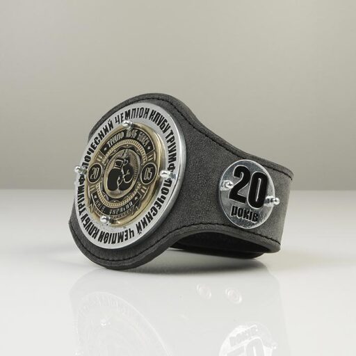 Сувенірний чемпіонський пояс з боксу 45х11см Артприз 1996-5