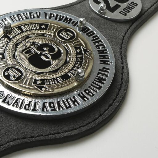 Сувенірний чемпіонський пояс з боксу 45х11см Артприз 1996-5