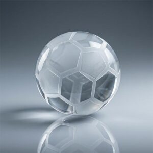 Скляний футбольний м'яч GL-91I D 50мм Артприз GL-91I