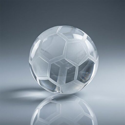 Скляний футбольний м'яч GL-91I D 50мм Артприз GL-91I