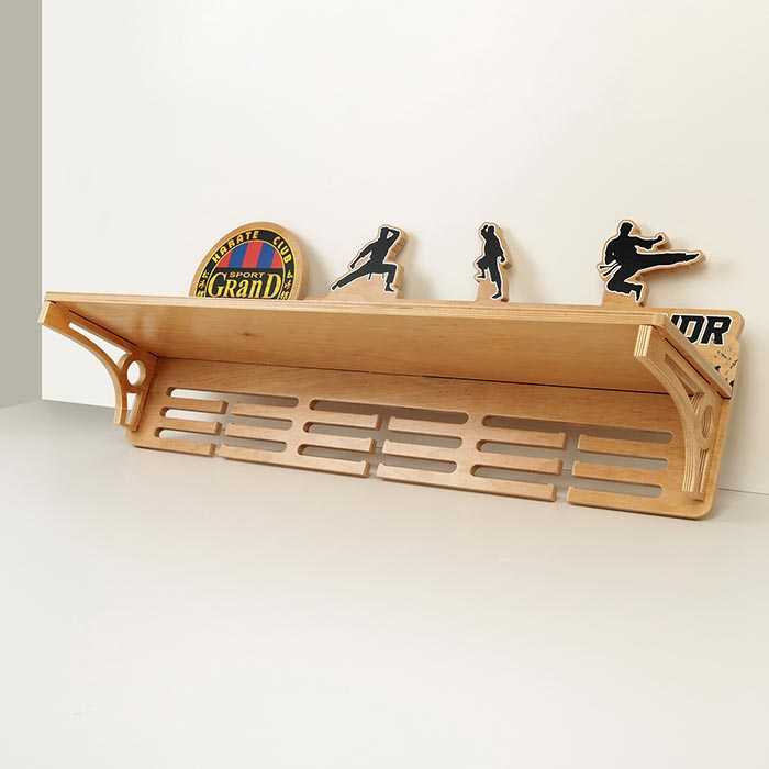 Медальниця Дерев'яна з полицею 80х32х21см Артприз 6176-5