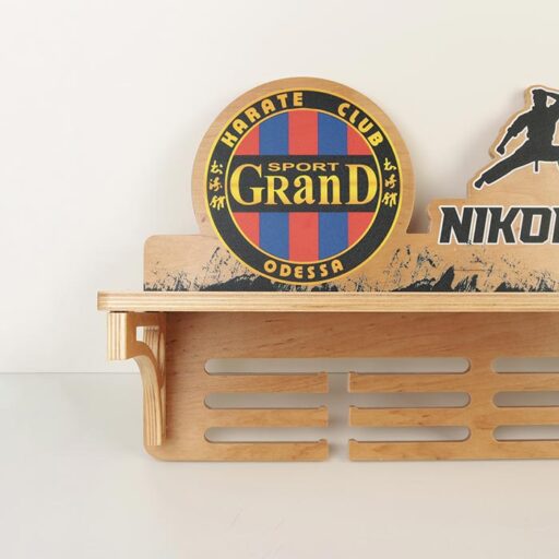 Медальниця Дерев'яна з полицею 80х32х21см Артприз 6176-5