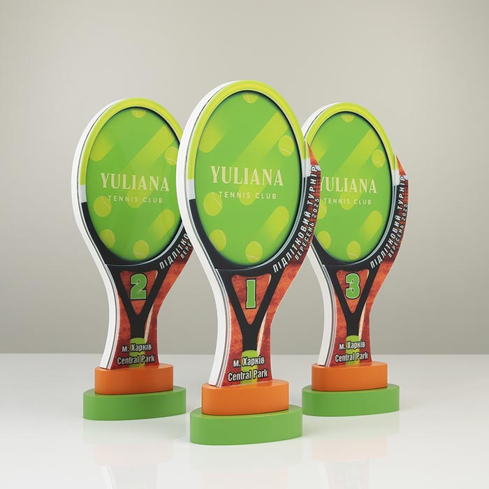 Приз нагорода з Тенісу Літній кубок 2025 27х14см Артприз 7385-5