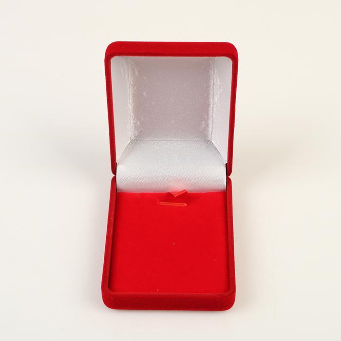 Футляр червоний оксамитовий (бархатний) для медалей нагород, монет, орденів 75х60х30мм FB311B