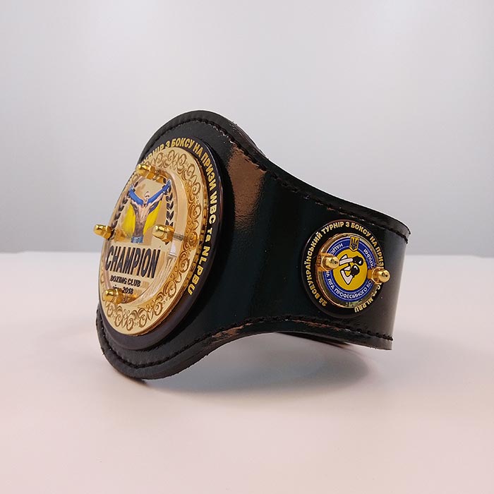 Пояс чемпіонський боксерский сувенірний 45х11см Артприз 8218-5
